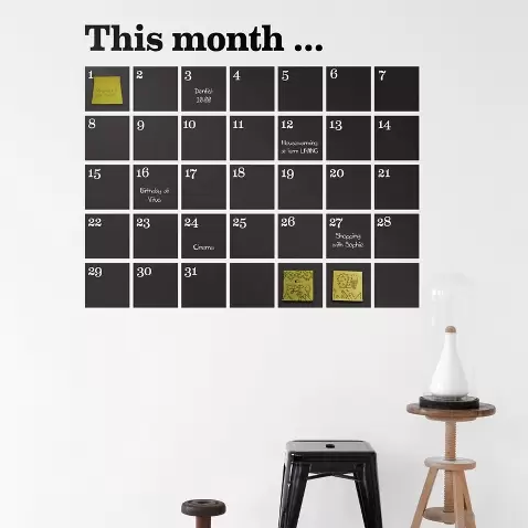 calendario post-it